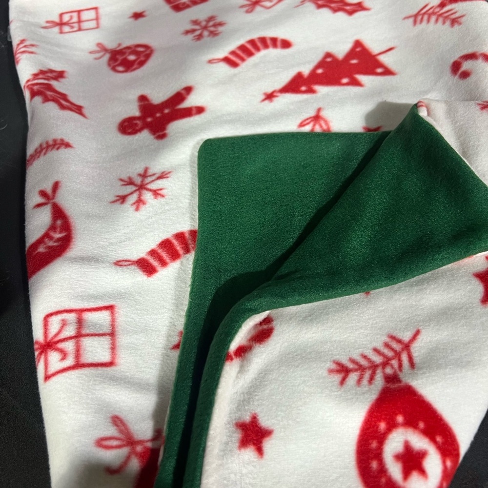 Fleece baby blanket